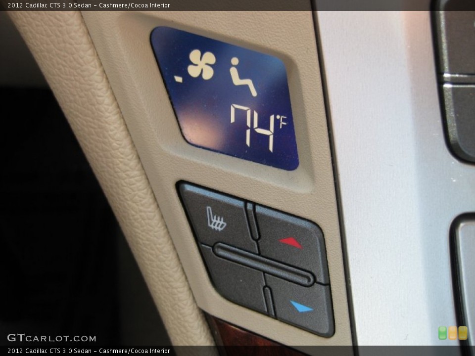 Cashmere/Cocoa Interior Controls for the 2012 Cadillac CTS 3.0 Sedan #62158188