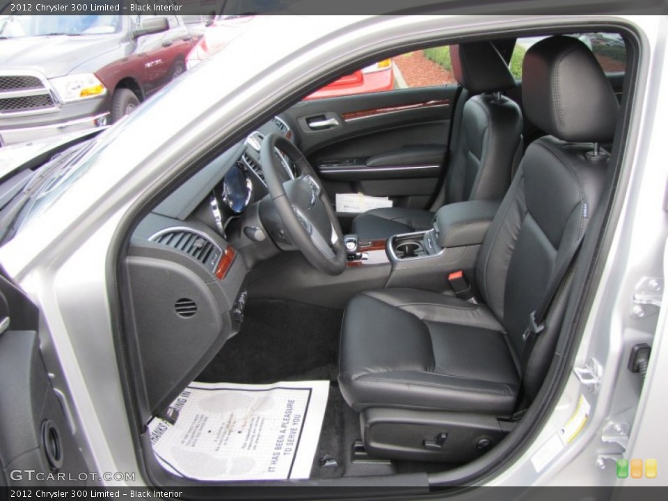 Black Interior Front Seat for the 2012 Chrysler 300 Limited #62161095