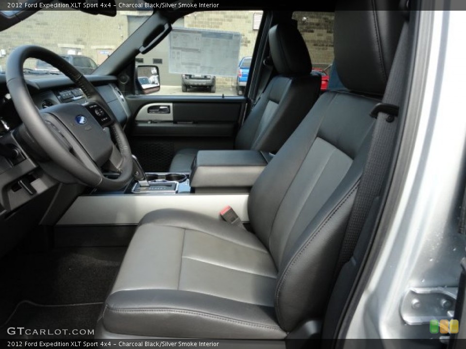 Charcoal Black/Silver Smoke Interior Photo for the 2012 Ford Expedition XLT Sport 4x4 #62161549