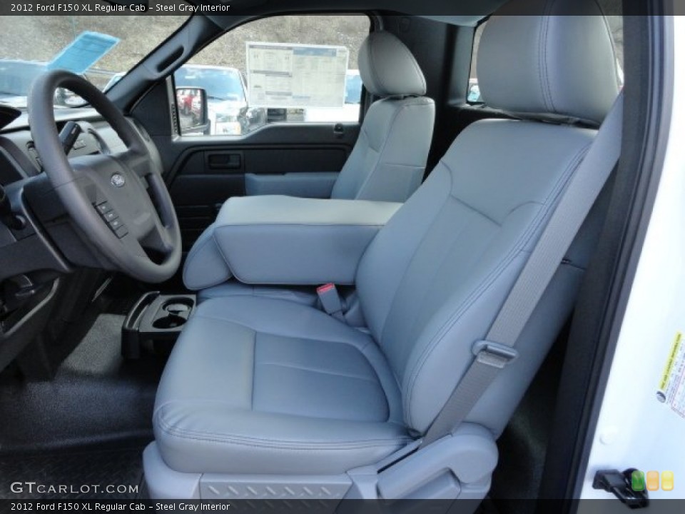 Steel Gray Interior Photo for the 2012 Ford F150 XL Regular Cab #62161819