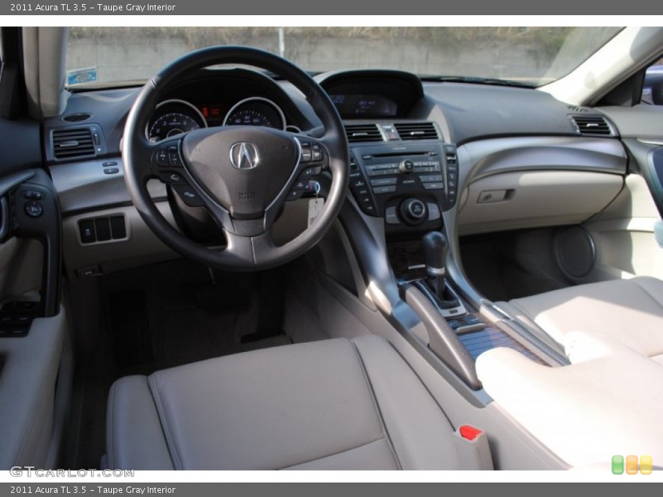 Taupe Gray Interior Dashboard for the 2011 Acura TL 3.5 #62163082