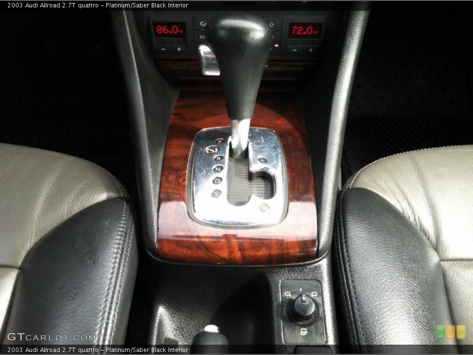 Platinum/Saber Black Interior Transmission for the 2003 Audi Allroad 2.7T quattro #62165902