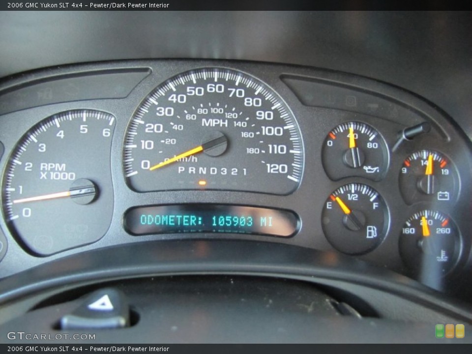 Pewter/Dark Pewter Interior Gauges for the 2006 GMC Yukon SLT 4x4 #62165954