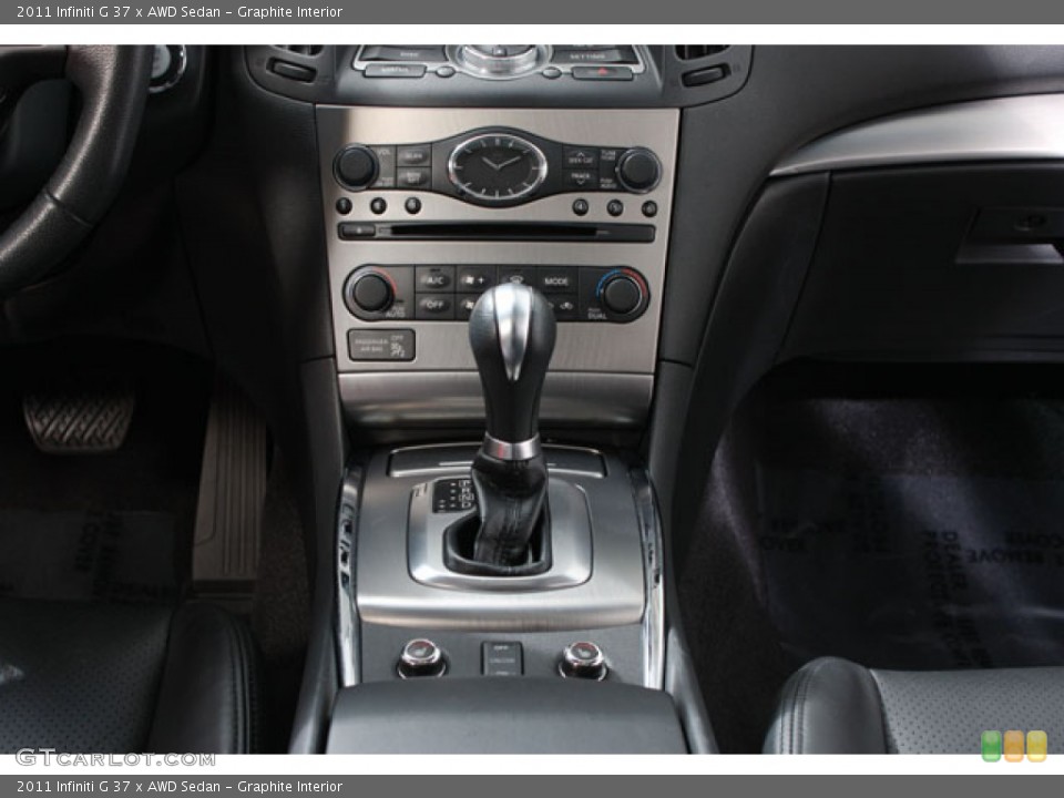 Graphite Interior Transmission for the 2011 Infiniti G 37 x AWD Sedan #62172862