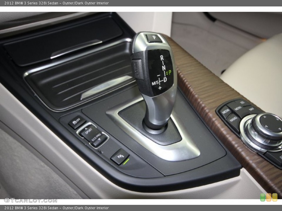 Oyster/Dark Oyster Interior Transmission for the 2012 BMW 3 Series 328i Sedan #62174804