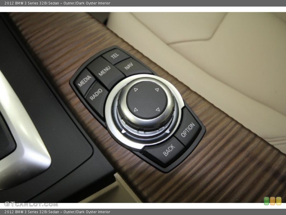 Oyster/Dark Oyster Interior Controls for the 2012 BMW 3 Series 328i Sedan #62174812