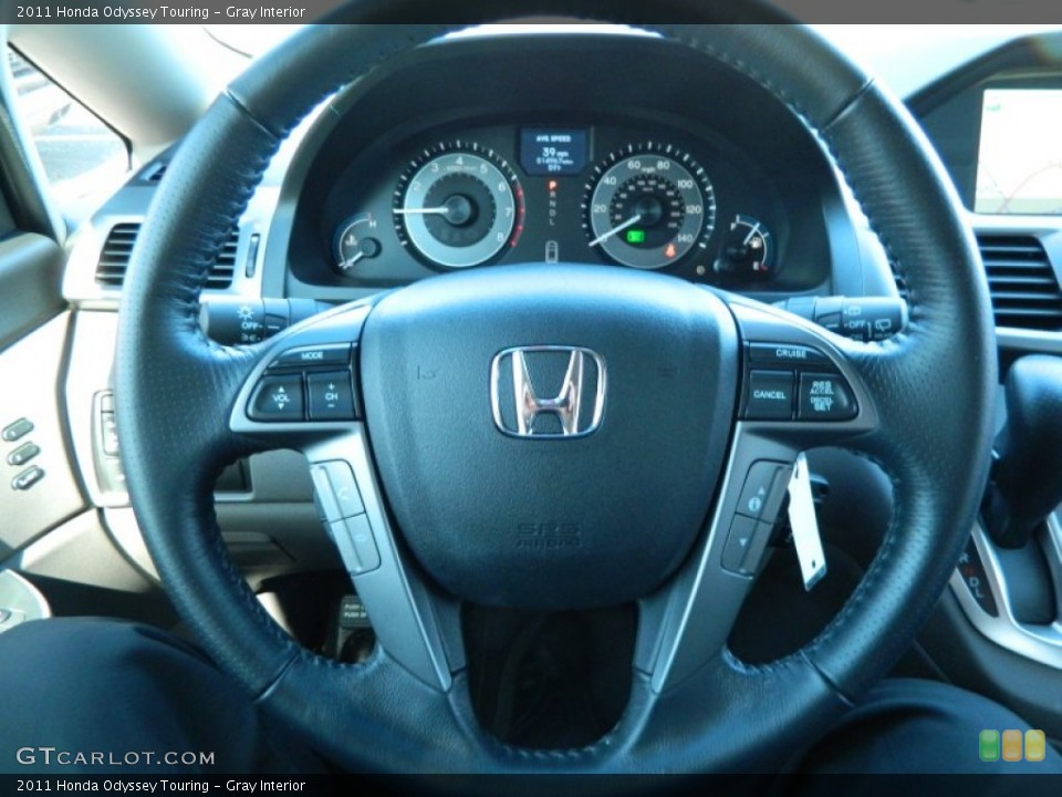 Gray Interior Steering Wheel for the 2011 Honda Odyssey Touring #62176240