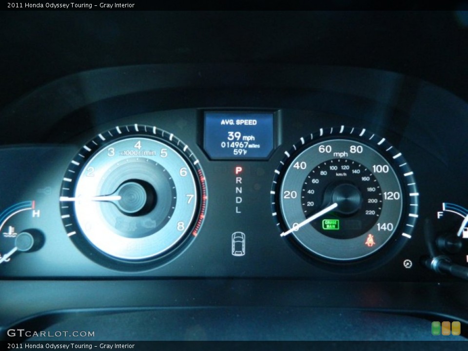 Gray Interior Gauges for the 2011 Honda Odyssey Touring #62176249