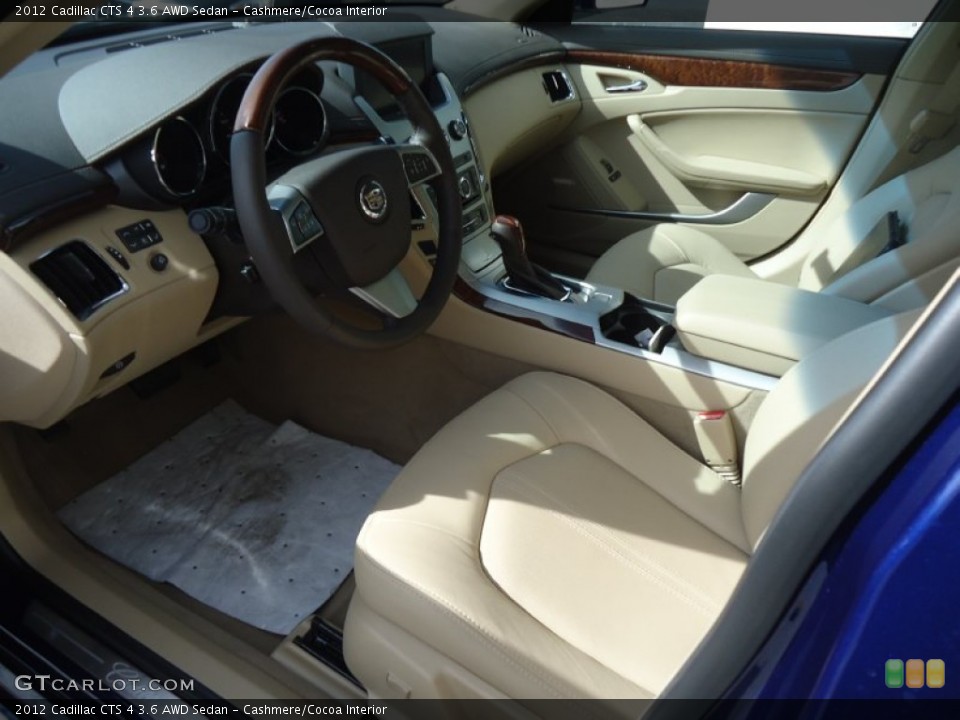 Cashmere/Cocoa Interior Photo for the 2012 Cadillac CTS 4 3.6 AWD Sedan #62178601