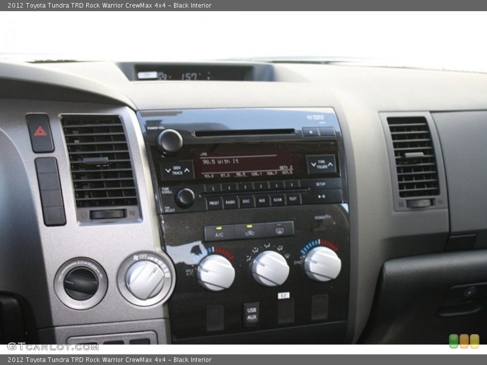 Black Interior Controls for the 2012 Toyota Tundra TRD Rock Warrior CrewMax 4x4 #62181016