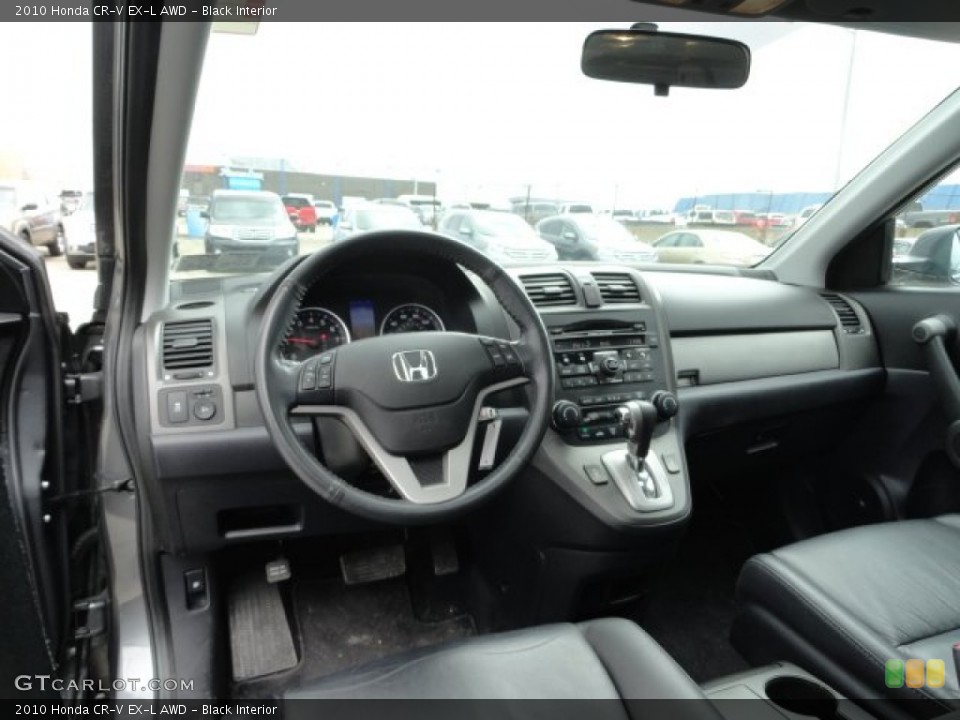 Black Interior Dashboard for the 2010 Honda CR-V EX-L AWD #62184610