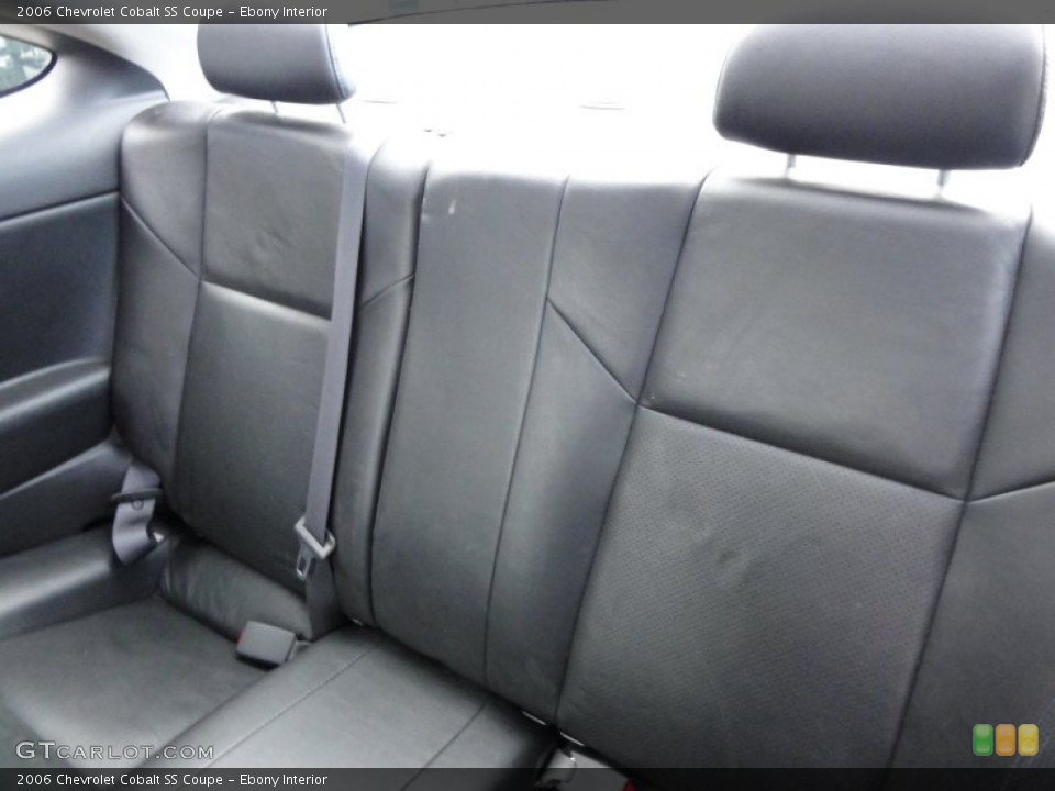 Ebony Interior Rear Seat for the 2006 Chevrolet Cobalt SS Coupe #62186713