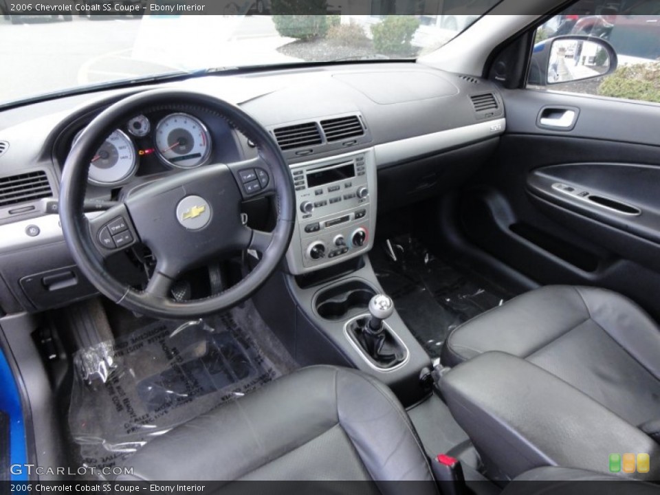 Ebony Interior Prime Interior for the 2006 Chevrolet Cobalt SS Coupe #62186737