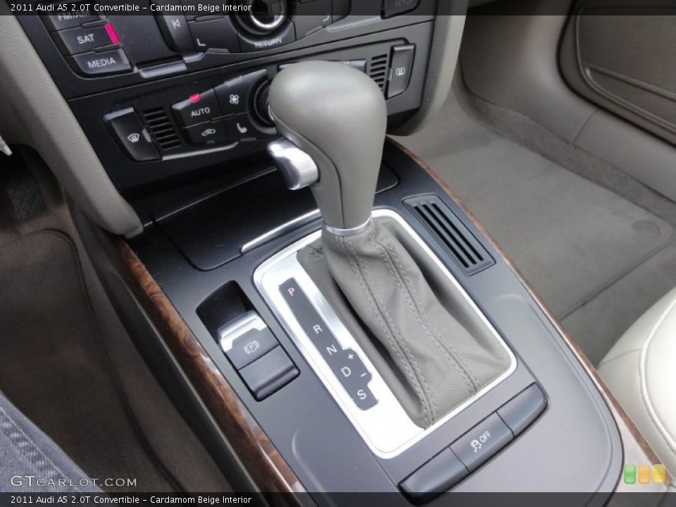 Cardamom Beige Interior Transmission for the 2011 Audi A5 2.0T Convertible #62187262