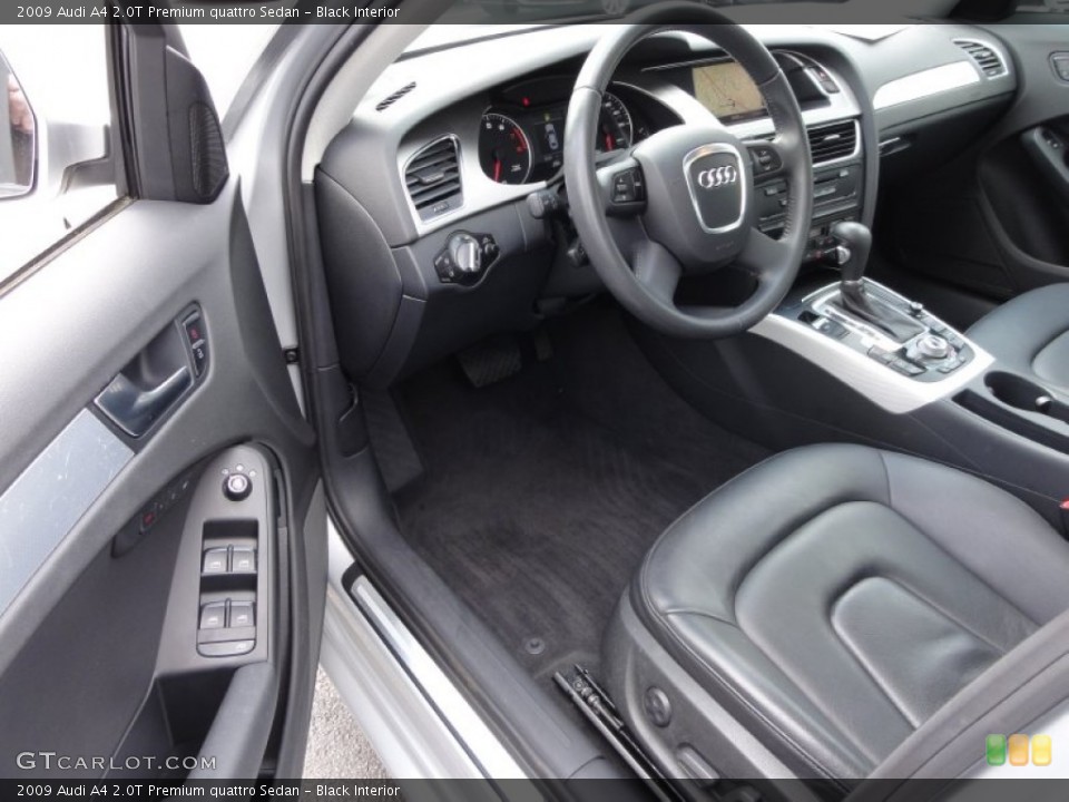 Black Interior Photo for the 2009 Audi A4 2.0T Premium quattro Sedan #62187385