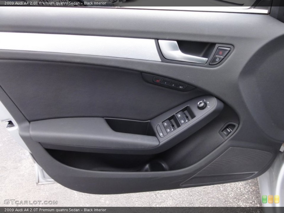 Black Interior Door Panel for the 2009 Audi A4 2.0T Premium quattro Sedan #62187391
