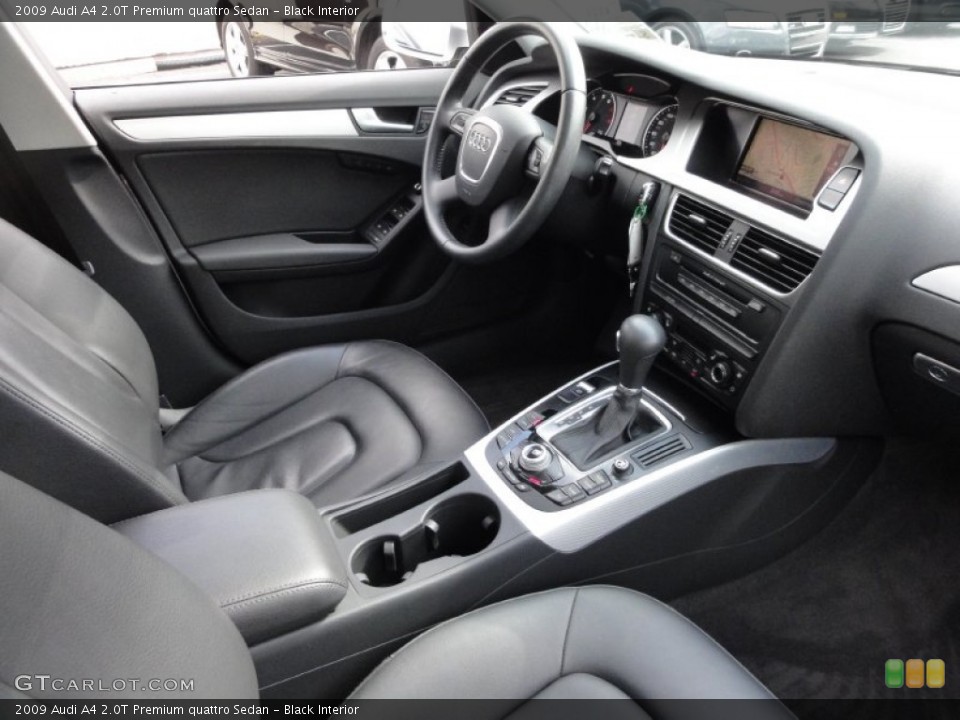 Black Interior Dashboard for the 2009 Audi A4 2.0T Premium quattro Sedan #62187424