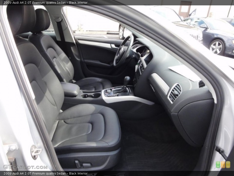 Black Interior Front Seat for the 2009 Audi A4 2.0T Premium quattro Sedan #62187427