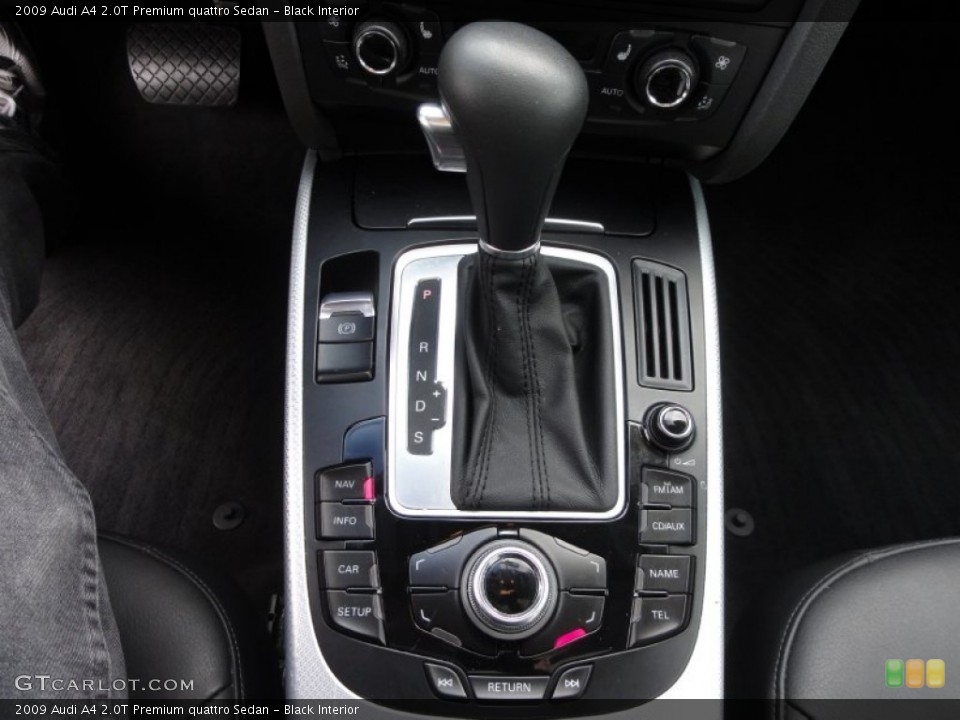 Black Interior Transmission for the 2009 Audi A4 2.0T Premium quattro Sedan #62187532