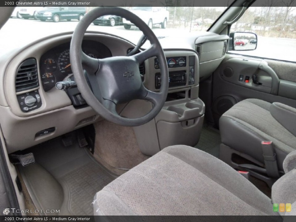Medium Gray Interior Dashboard for the 2003 Chevrolet Astro LS #62188303
