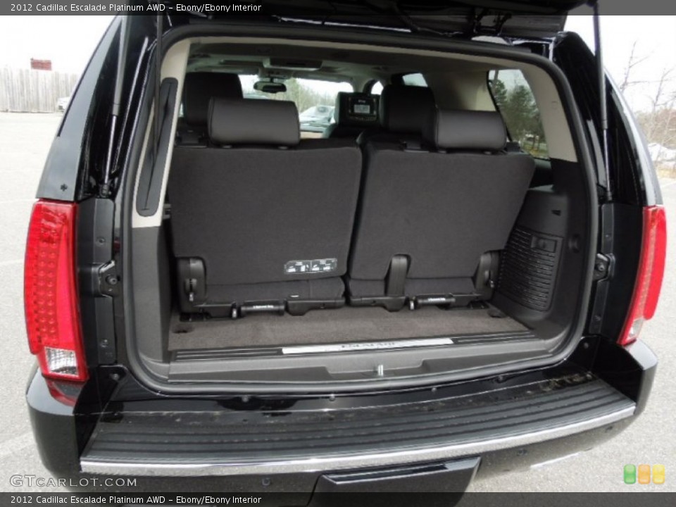 Ebony/Ebony Interior Trunk for the 2012 Cadillac Escalade Platinum AWD #62188726