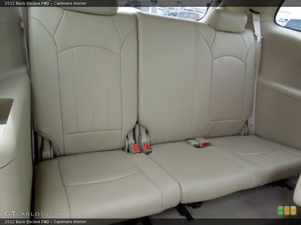 Cashmere Interior Rear Seat for the 2012 Buick Enclave FWD #62188900