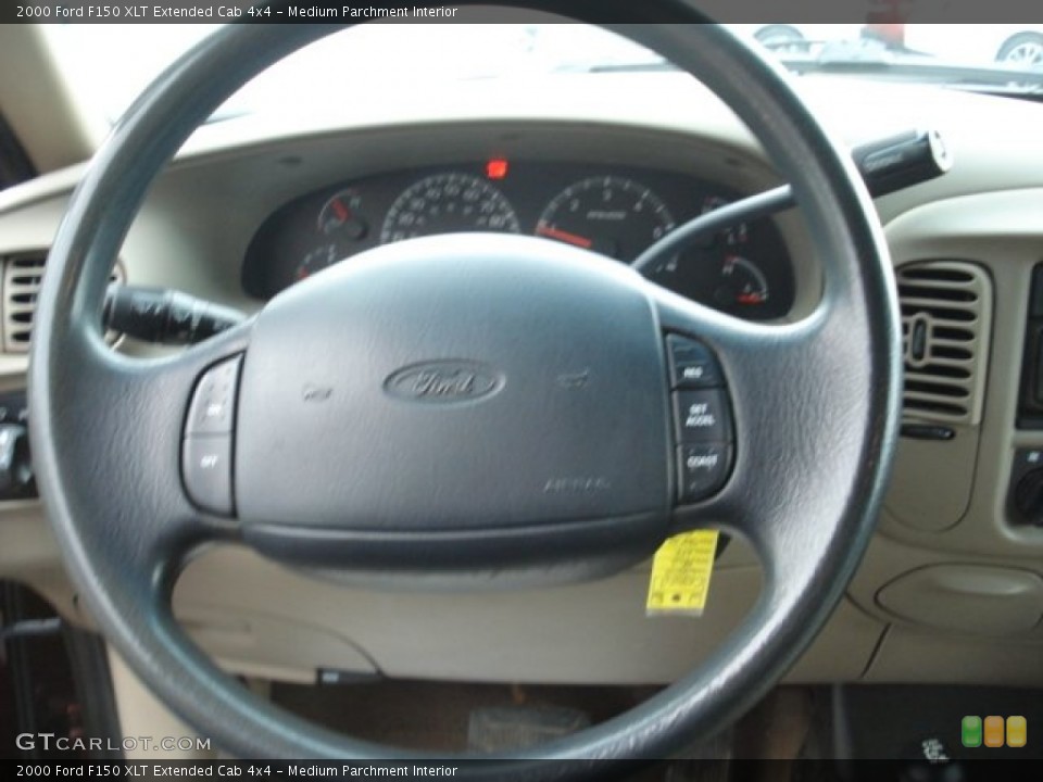 Medium Parchment Interior Steering Wheel for the 2000 Ford F150 XLT Extended Cab 4x4 #62189899