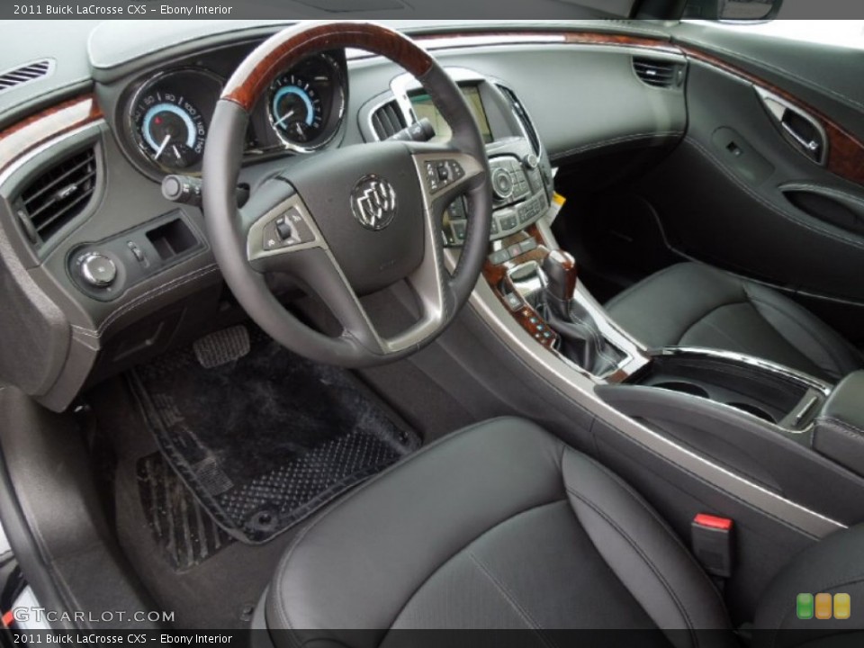 Ebony Interior Prime Interior for the 2011 Buick LaCrosse CXS #62189914