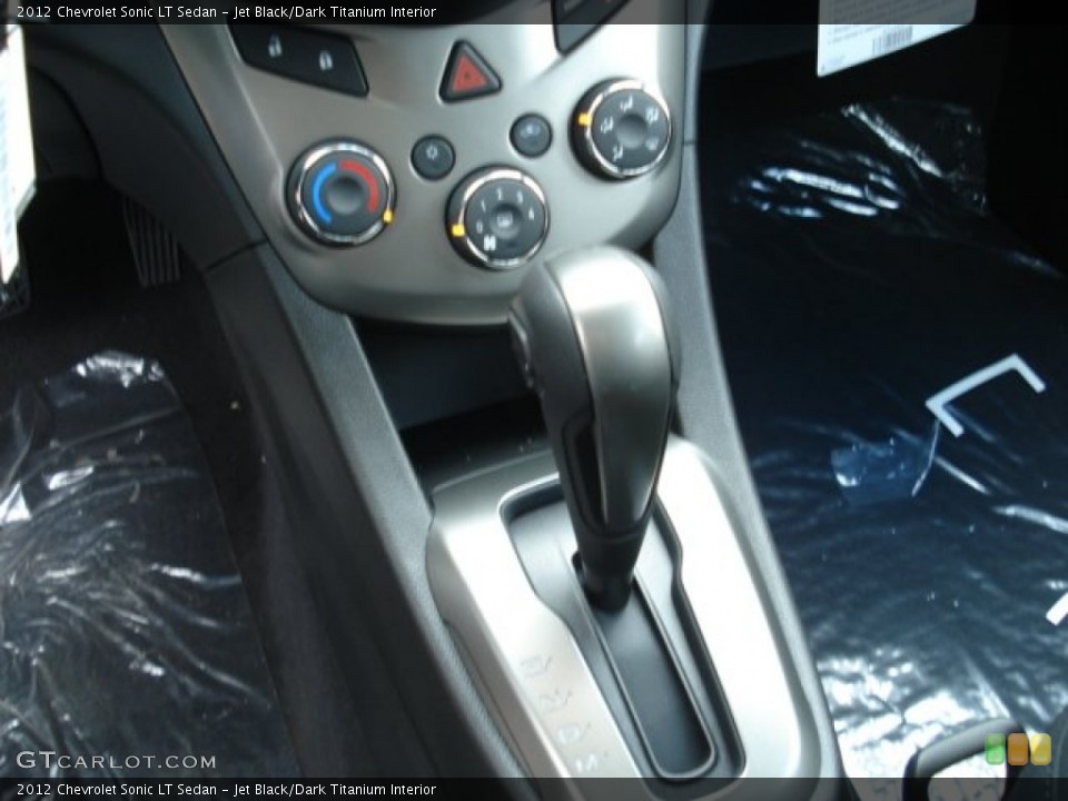 Jet Black/Dark Titanium Interior Transmission for the 2012 Chevrolet Sonic LT Sedan #62190196