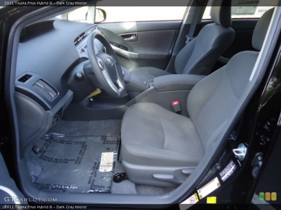 Dark Gray Interior Photo for the 2011 Toyota Prius Hybrid III #62194882