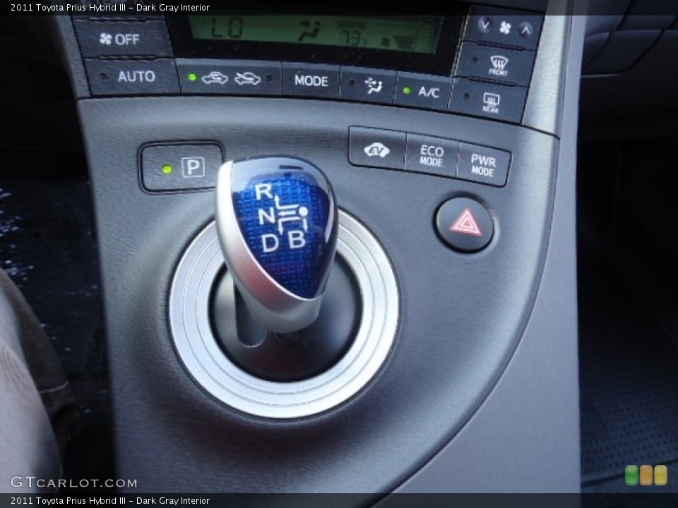 Dark Gray Interior Transmission for the 2011 Toyota Prius Hybrid III #62194994