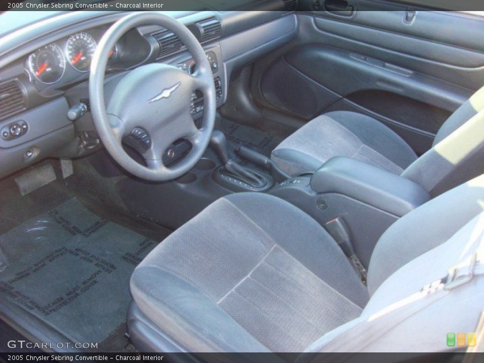 Charcoal Interior Prime Interior for the 2005 Chrysler Sebring Convertible #62195020
