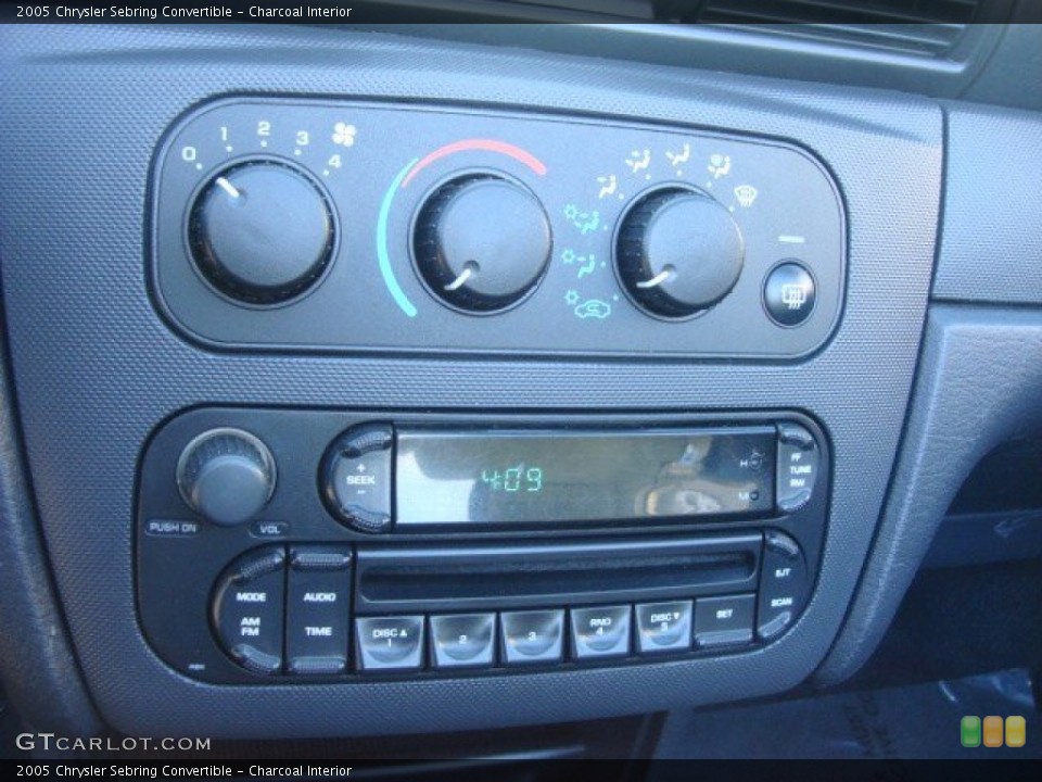Charcoal Interior Controls for the 2005 Chrysler Sebring Convertible #62195057