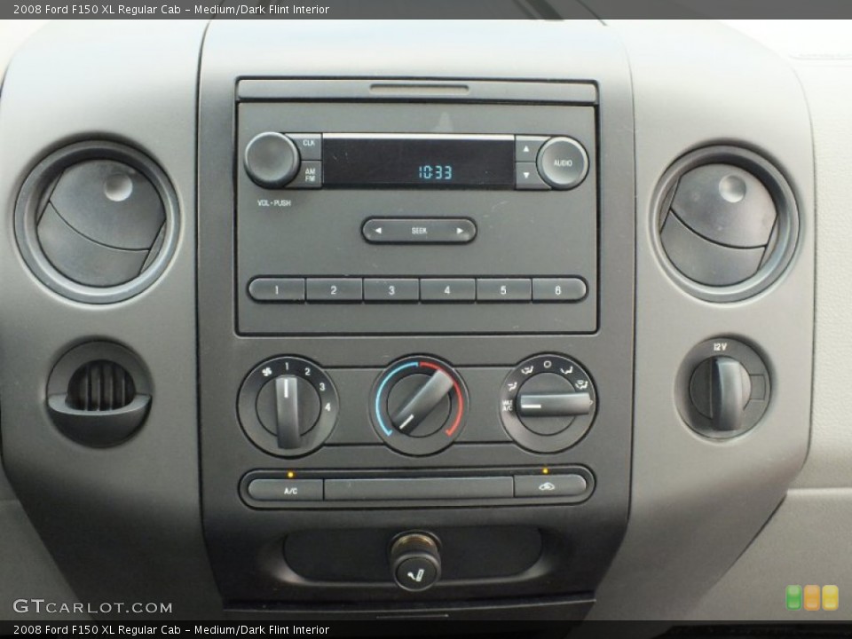 Medium/Dark Flint Interior Controls for the 2008 Ford F150 XL Regular Cab #62196346