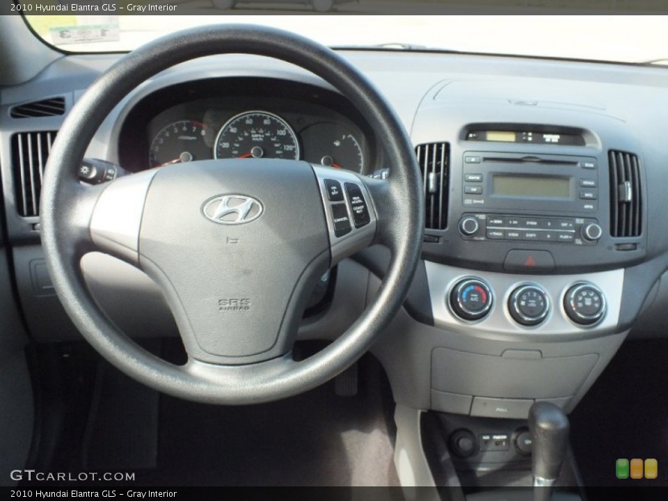 Gray Interior Dashboard for the 2010 Hyundai Elantra GLS #62197503