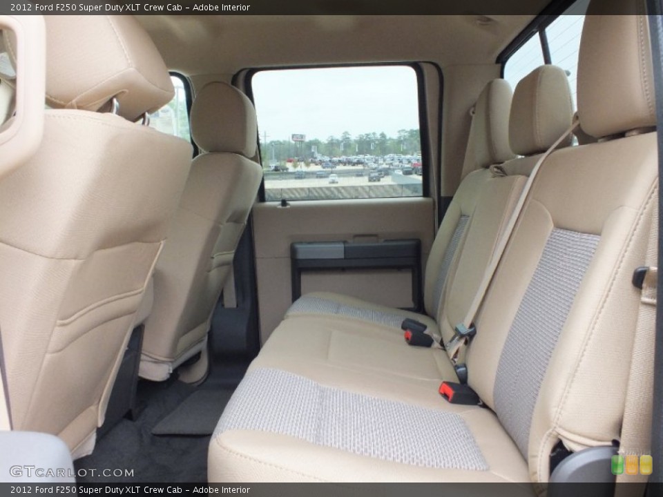 Adobe Interior Rear Seat for the 2012 Ford F250 Super Duty XLT Crew Cab #62198166