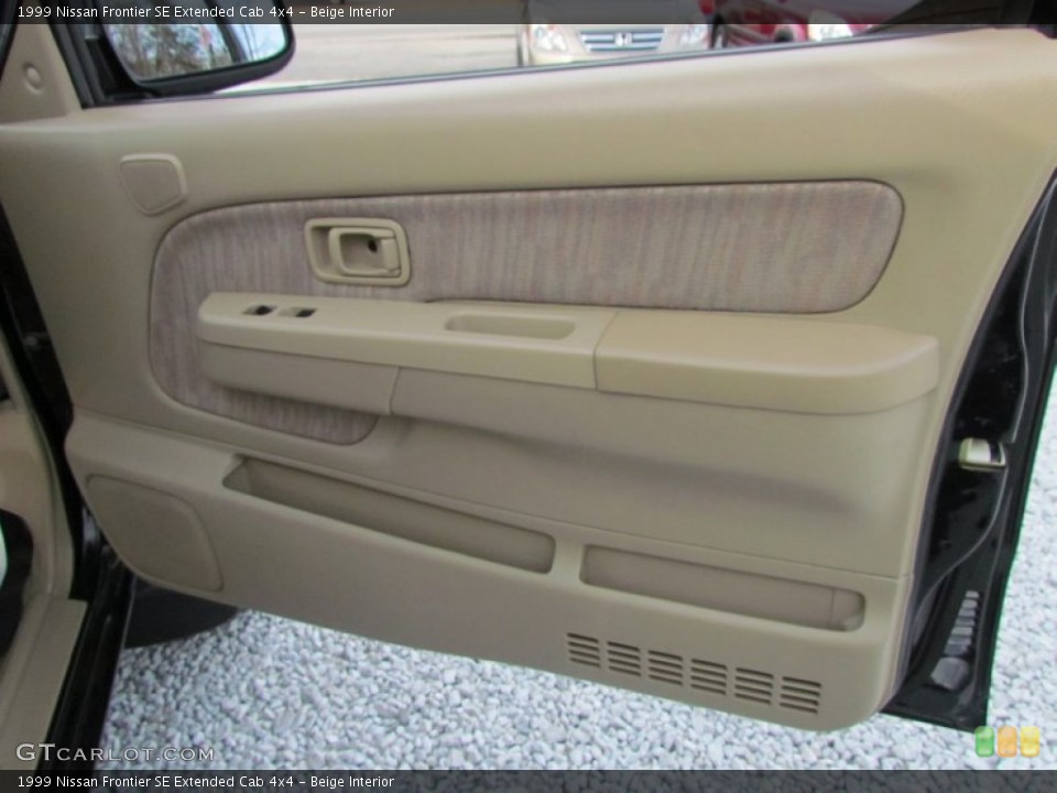Beige Interior Door Panel for the 1999 Nissan Frontier SE Extended Cab 4x4 #62201348