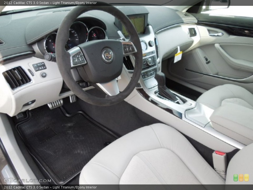 Light Titanium/Ebony Interior Prime Interior for the 2012 Cadillac CTS 3.0 Sedan #62201738