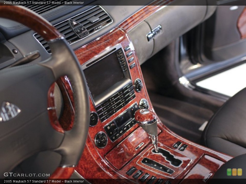 Black Interior Controls for the 2005 Maybach 57  #62204621