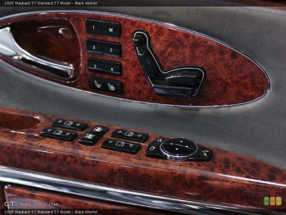 Black Interior Controls for the 2005 Maybach 57  #62205067