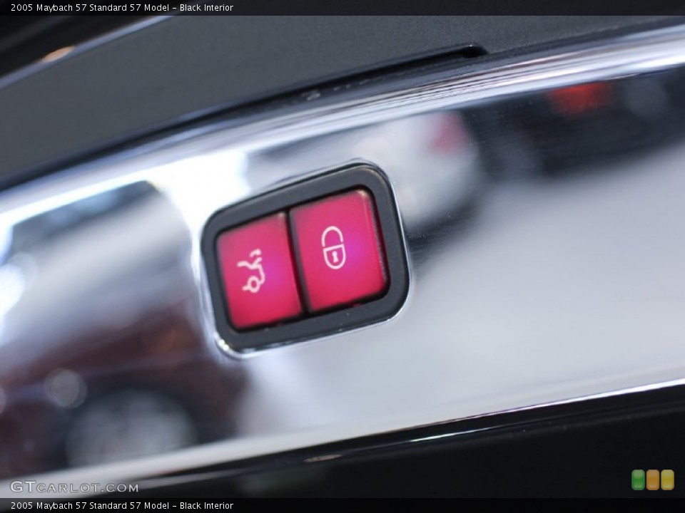 Black Interior Controls for the 2005 Maybach 57  #62205116
