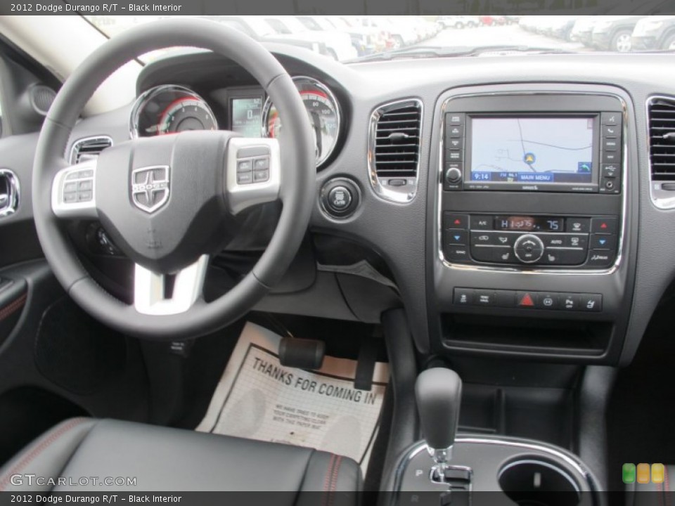 Black Interior Dashboard for the 2012 Dodge Durango R/T #62205396