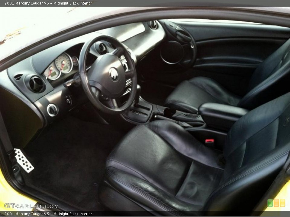 Midnight Black Interior Photo for the 2001 Mercury Cougar V6 #62206412