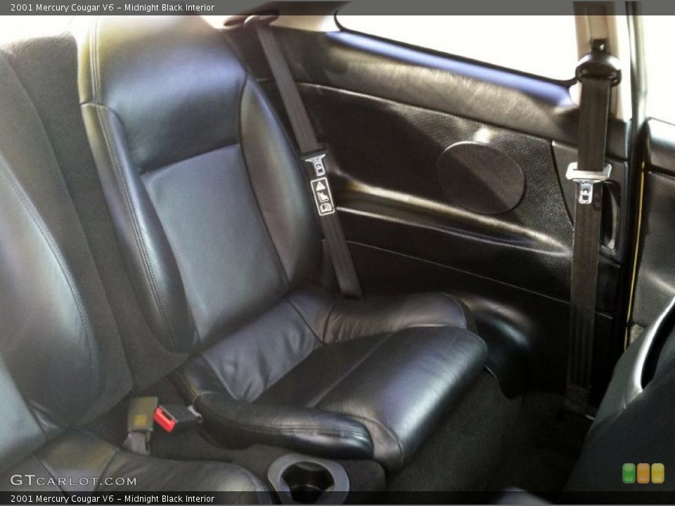 Midnight Black Interior Rear Seat for the 2001 Mercury Cougar V6 #62206469