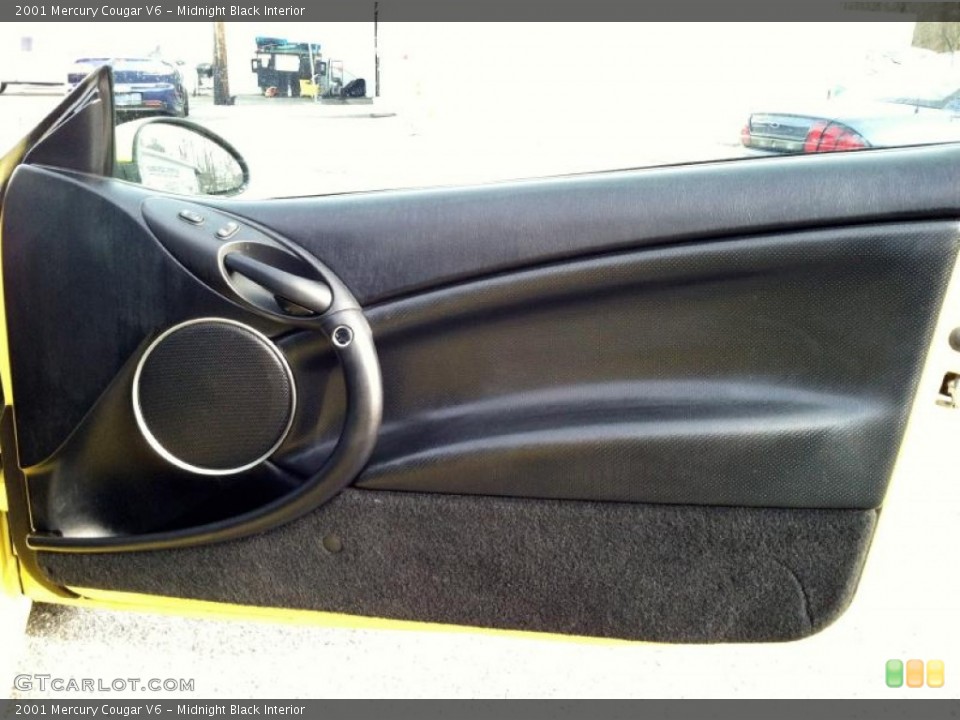 Midnight Black Interior Door Panel for the 2001 Mercury Cougar V6 #62206498