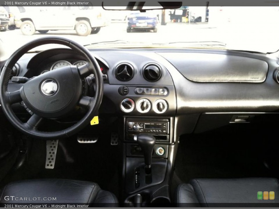 Midnight Black Interior Dashboard for the 2001 Mercury Cougar V6 #62206511