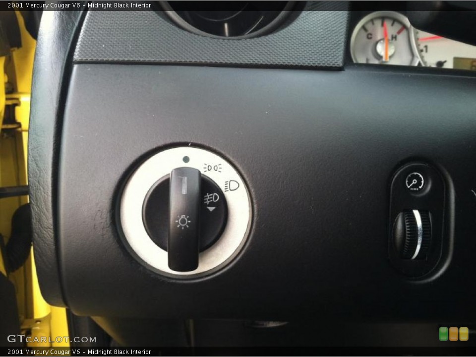 Midnight Black Interior Controls for the 2001 Mercury Cougar V6 #62206517