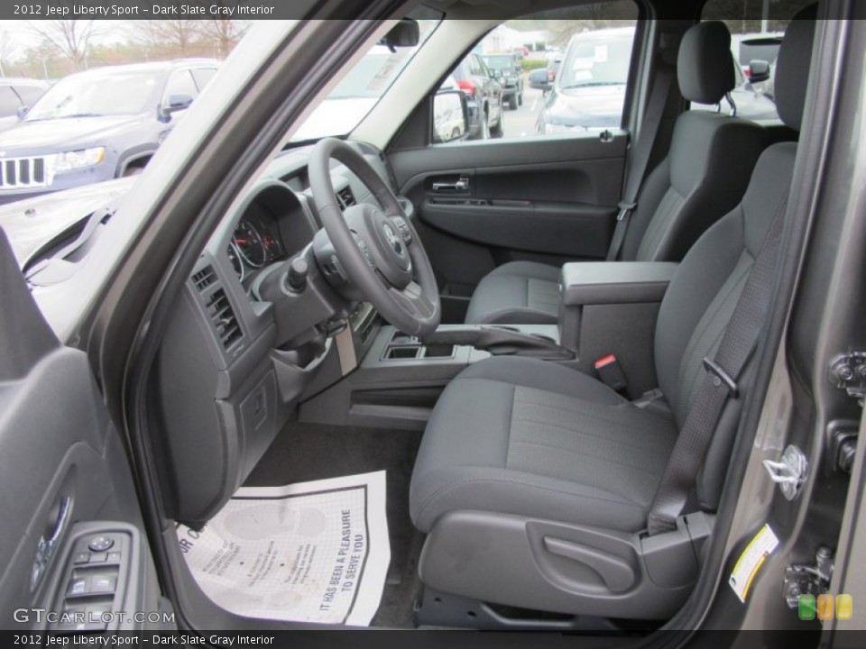 Dark Slate Gray Interior Photo for the 2012 Jeep Liberty Sport #62207545
