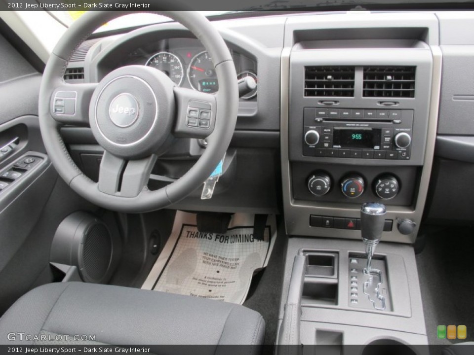Dark Slate Gray Interior Dashboard for the 2012 Jeep Liberty Sport #62207590