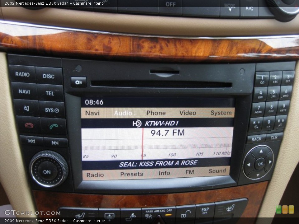 Cashmere Interior Controls for the 2009 Mercedes-Benz E 350 Sedan #62210526